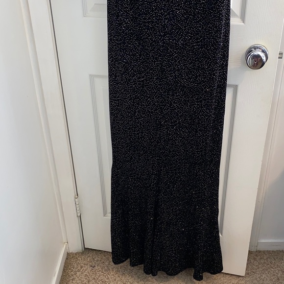 Multi color Glitter Halter Dress - Picture 10 of 12